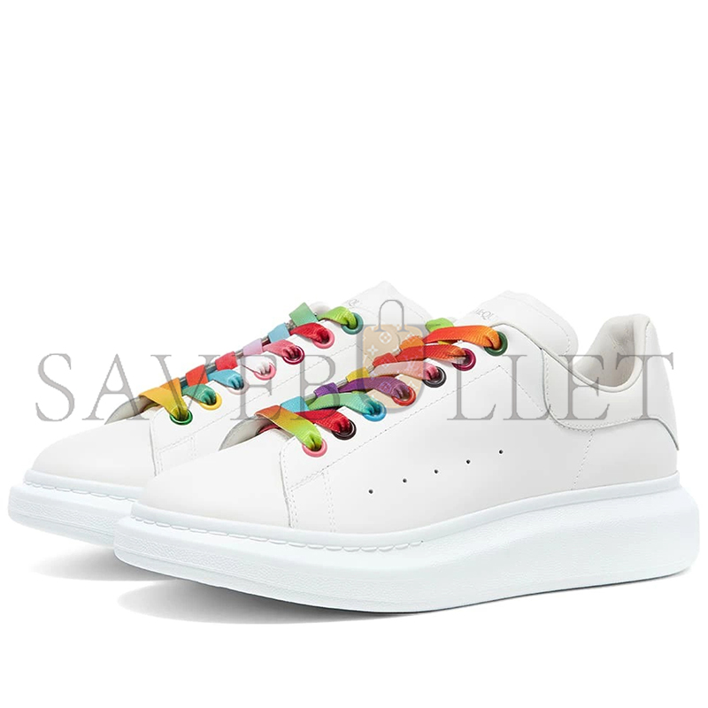 ALEXANDER MCQUEEN RAINBOW LACE OVERSIZED SNEAKER 553680WHX9P9035
